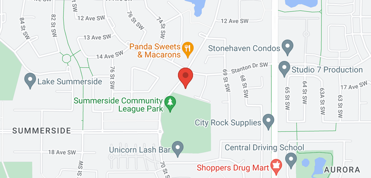 map of #118 6084 STANTON DR SW SW